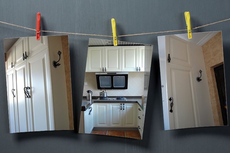 192mm Europen kitchen drawer pull /kitchen drawer handle/ kitchen cabinet handle , black pull handle  C:192mm L:245mm