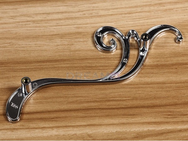 Modern Mirrow suface Hollow out butterfly Furniture luxury simple knobs drawer/closets/cabinet pulls