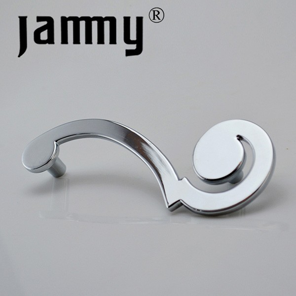 1 pair  2014 new fashion Artistic type  design Nickel finished double design handle dresser drawer cabinet handles