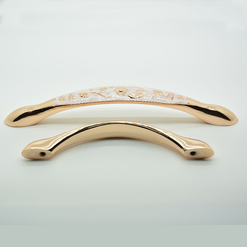 96mm modern exquisite white amber noble zinc alloy furniture drawer handles 63g for cabinet wardrobe cupboard usage