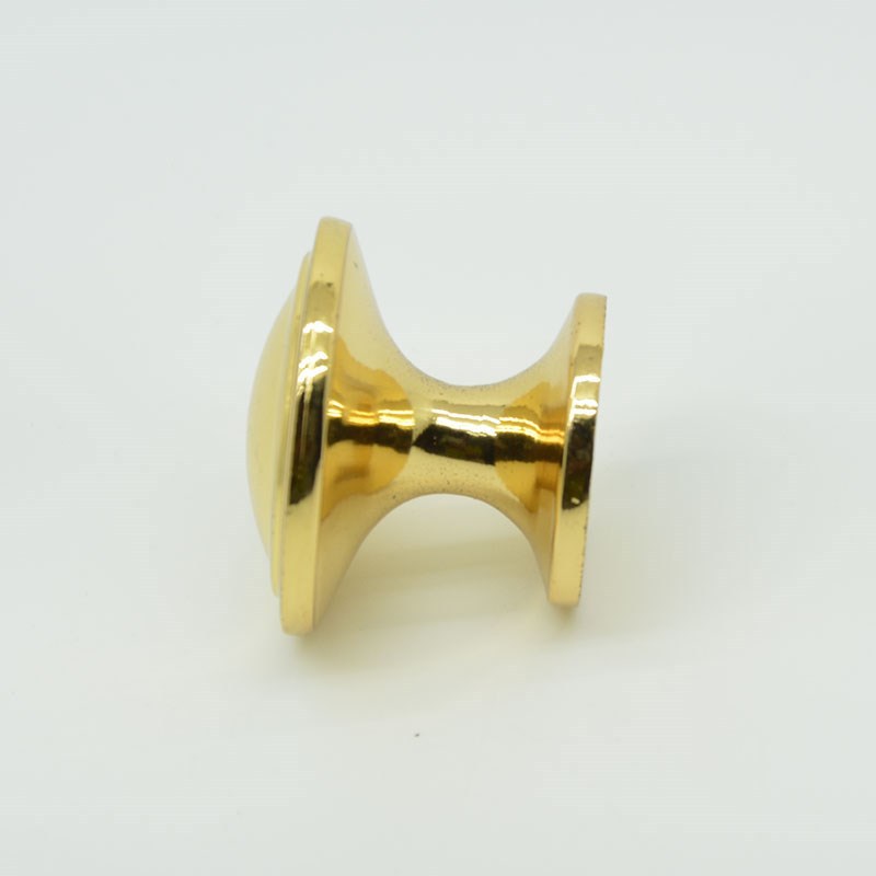 free shipping real gold plating zinc alloy single hole 39g golden cupboard handles knobs cabinet knobs pull handles