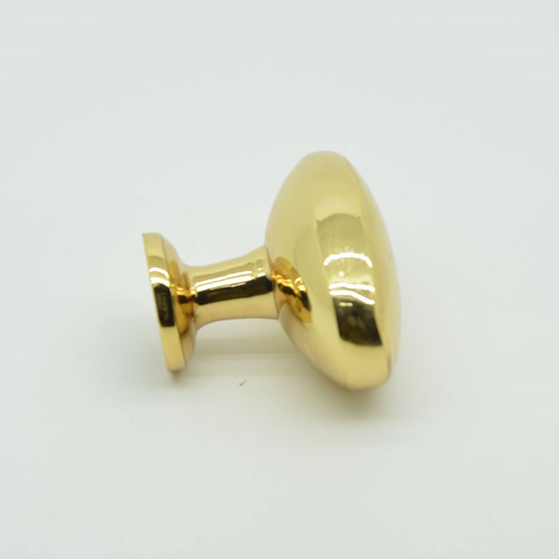 free shipping real gold plating zinc alloy single hole 43g golden furniture knobs cabinet knobs kitchen furniture knobs