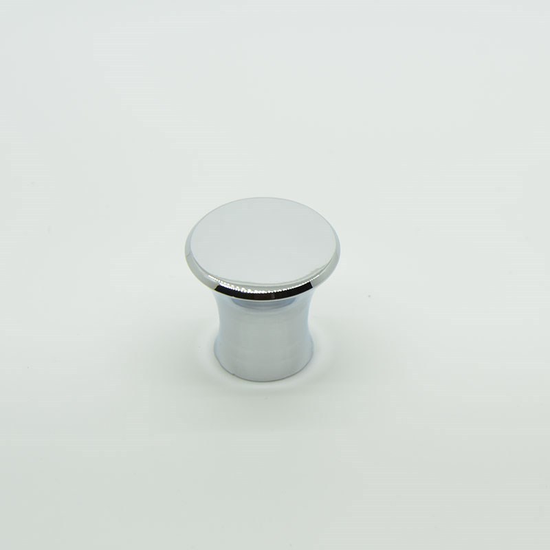 l type round high quality zinc alloy single hole drawer pulls and kitchen cabinet knobs 19g chrome finishing