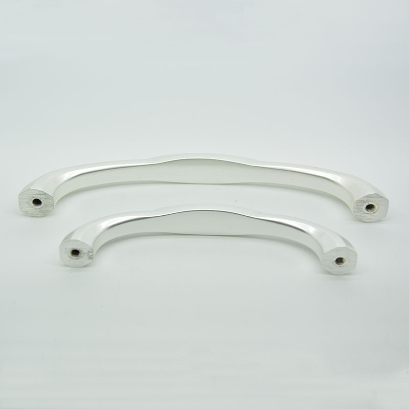 pearl silver 128mm zinc alloy art deco furniture handles 72g for cabinet wardrobe cupboard dresser furniture