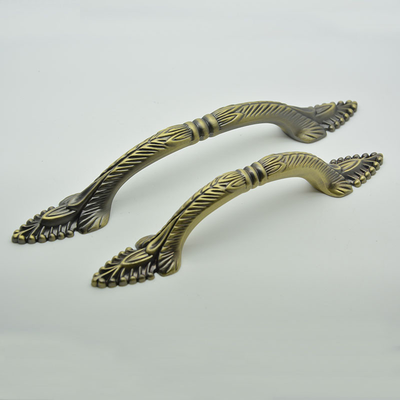 snake head brass antique 96mm zinc alloy antique drawer handles 100g with 2 screws for drawers furniture kitchen cabinet