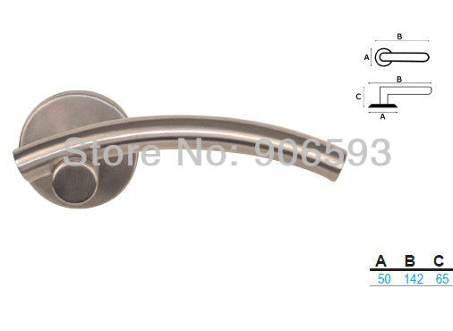 6pairs lot free shipping classic stainless steel modern door handle/handle/lever door handle/AISI 304