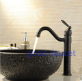 NEW Swivel Spout Bathroom Faucet Vessel Sink Basin Mixer Single Handle Tap Oil Rubbed Bronze