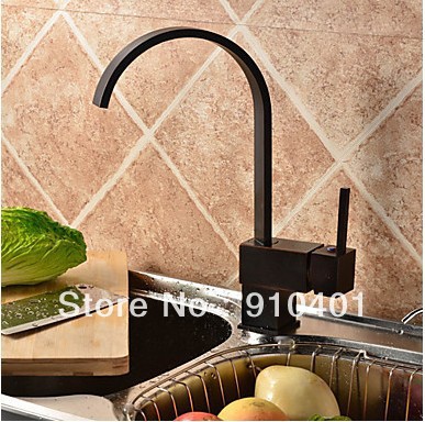 NEW kitchen faucet vessel mixer tap deck mounted single handle oil rubbed bronze hot & cold water tap