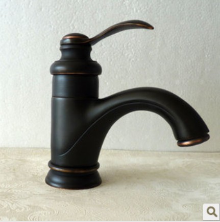 Oil Rubbed Bronze Bathroom Vanity Undercounter Basin Faucet Water Vessel Mixer Tap Single Handle
