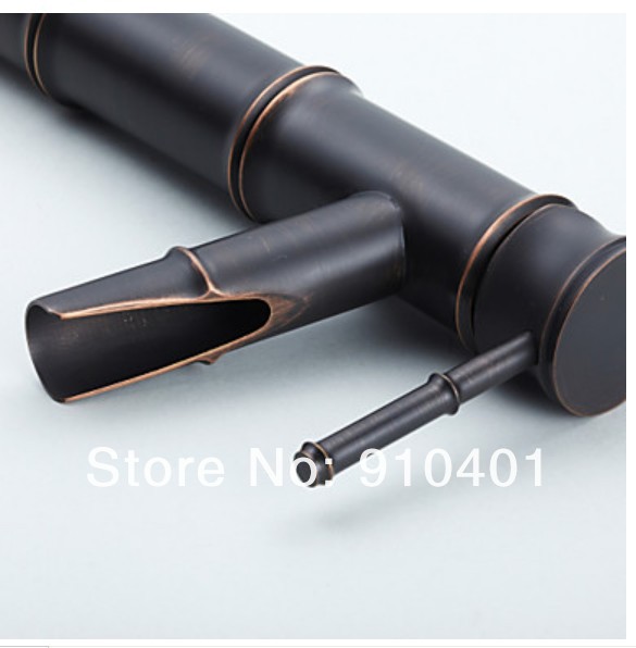 Wholesale And Retail Promotion Modern Oil Rubbed Bronze Bathroom Bamboo Faucet Countertop Vanity Sink Mixer Tap