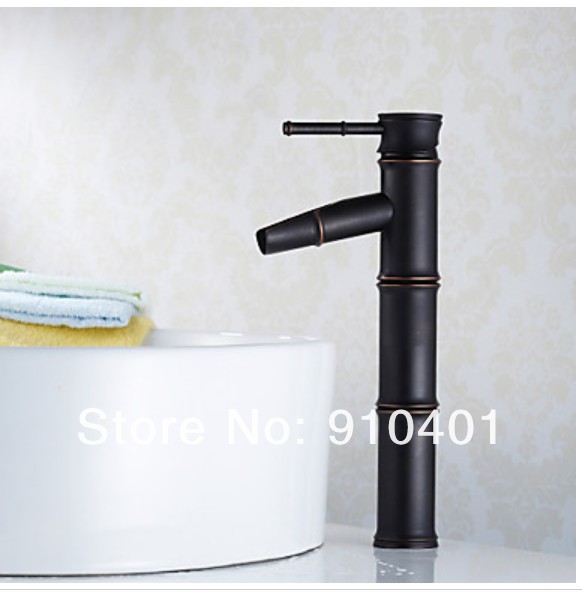 Wholesale And Retail Promotion Modern Oil Rubbed Bronze Bathroom Bamboo Faucet Countertop Vanity Sink Mixer Tap