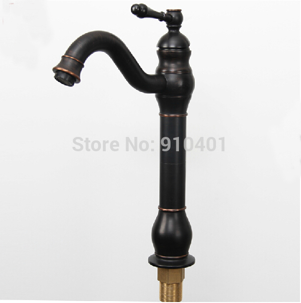 Wholesale And Retail Promotion NEW Oil Rubbed Bronze Bathroom Basin Faucet Deck Mounted Vantiy Sink Mixer Tap