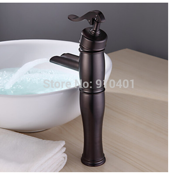 Wholesale And Retail Promotion NEW Oil Rubbed Bronze Bathroom Basin Faucet Single Handle Vanity Sink Mixer Tap