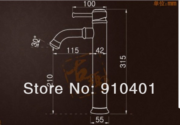 Wholesale And Retail Promotion NEW Oil Rubbed Bronze Bathroom Faucet Tall Single Handle Vanity Sink Mixer Tap