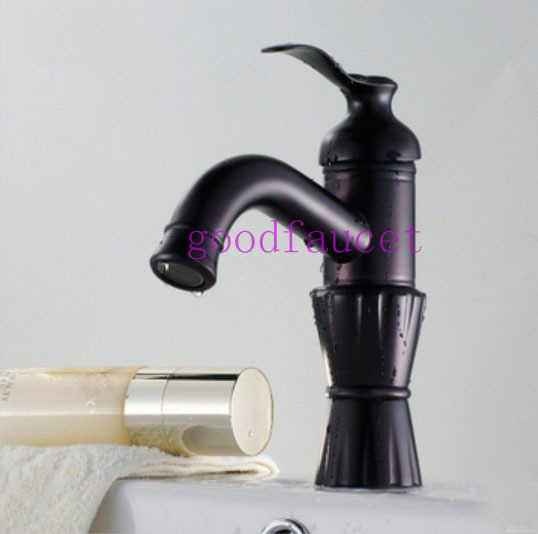 Wholesale And Retail Promotion NEW Oil Rubbed Bronze Bathroom Sink Basin Faucet Single Handle Sink Mixer Tap