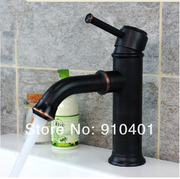 Wholesale And Retail Promotion NEW Oil Rubbed Bronze Classic Bathroom Faucet Single Handle Hole Basin Mixer Tap