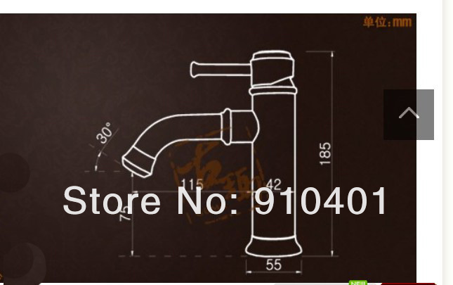 Wholesale And Retail Promotion NEW Oil Rubbed Bronze Classic Bathroom Faucet Single Handle Hole Basin Mixer Tap