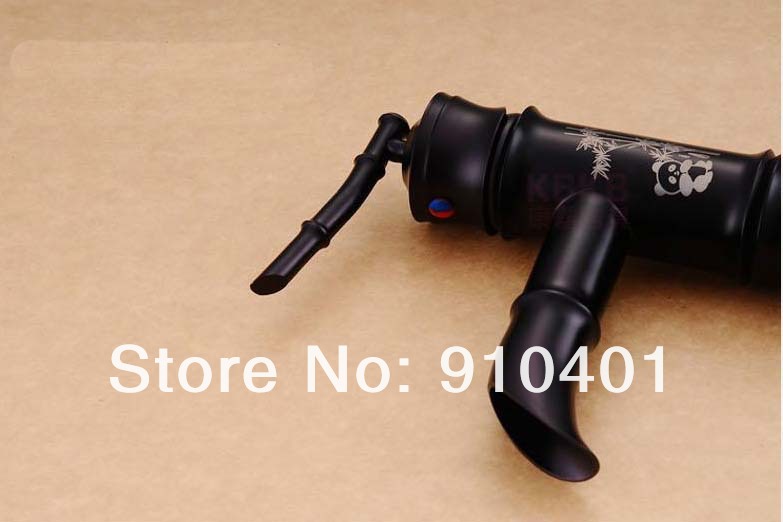 Wholesale And Retail Promotion NEW Oil Rubbed Bronze Tall Bathroom Basin Faucet Waterfall Vanity Sink Mixer Tap