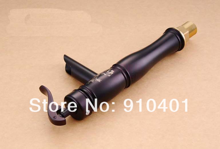 Wholesale And Retail Promotion Oil Rubbed Bronze Bathroom Water Pump Faucet Panda Bamboo Waterfall Mixer Tap