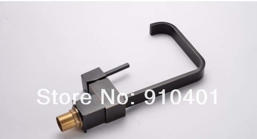Wholesale And Retail Promotion Oil Rubbed Bronze Deck Mounted Brass Kitchen Faucet Single Handle Sink Mixer Tap
