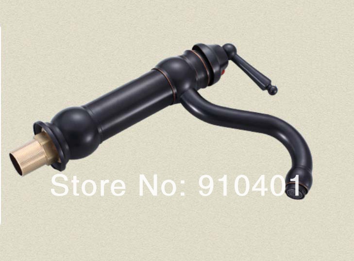 Wholesale And Retail Promotion Oil Rubbed Bronze Luxury Brass Bathroom Faucet Single Lever Vanity Sink Mixer