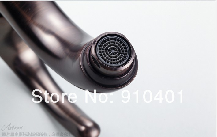 Wholesale And Retail Promotion Oil Rubbed Bronze Tall Style Bathroom Basin Faucet Single Handle Sink Mixer Tap
