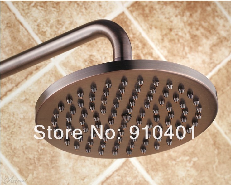 Wholdsale And Retail Promotion Modern Luxury Oil Rubbed Bronze 8" Rain Shower Faucet Set Tub Shower Mixer Tap