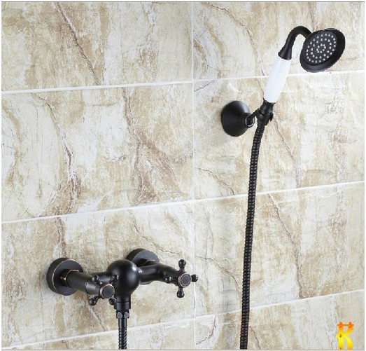 Wholeale And Retail Promotion NEW Euro Style Bathroom Tub Shower Faucet Oil Rubbed Bronze Shower Mixer Tap
