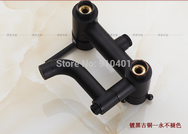 Wholesale And Retail Promotion Modern Exposed Oil Rubbed Bronze Rain Shower Faucet Shower Column Tub Mixer Tap