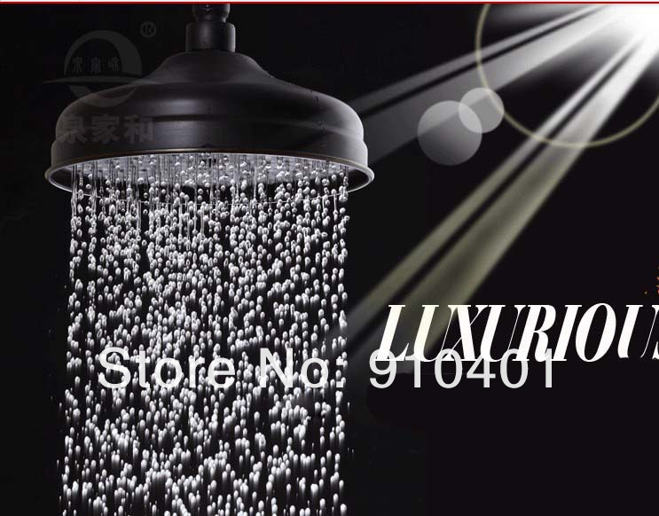 Wholesale And Retail Promotion Oil Rubbed Bronze Wall Mounted Rain Style Faucet Set Shower Head Faucet Mixer