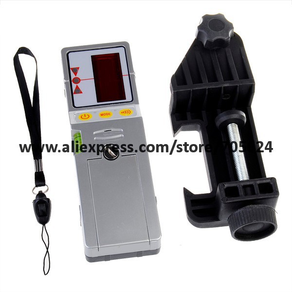 Free Shipping Laser detector with Clamp Laser receiver suitable for laser level DE-5 and FUKUDA Laser Level Outdoor Receiver