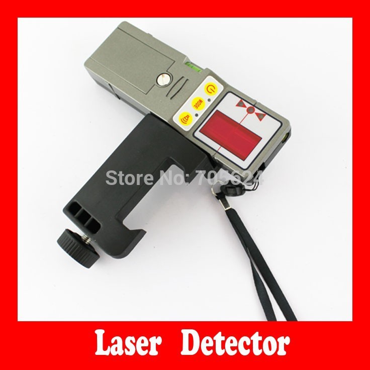 Free Shipping Laser detector with Clamp Laser receiver suitable for laser level DE-5 and FUKUDA Laser Level Outdoor Receiver