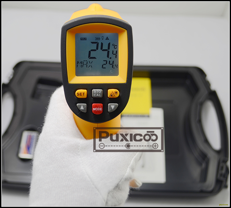 Puxicoo P2-700 Infrared Thermometer,  700 degrees  handheld infrared thermometer,Industrial Infrared Thermometer, Non-Contact