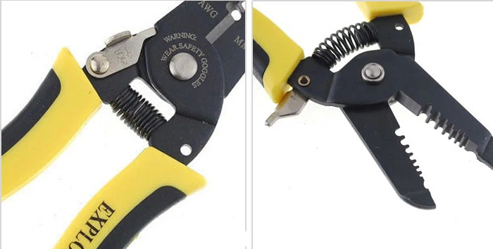 0.6-2.6mm multi-functional precise wire stripper cutter cable stripper wire stripping pliers, Multifunctional Electrical Tools