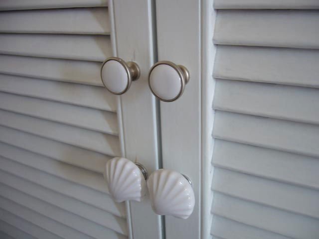 24pcs lot free shipping Porcelain shell cartoon cabinet knob\zinc alloy base chrome plated\furniture knob\furniture handle