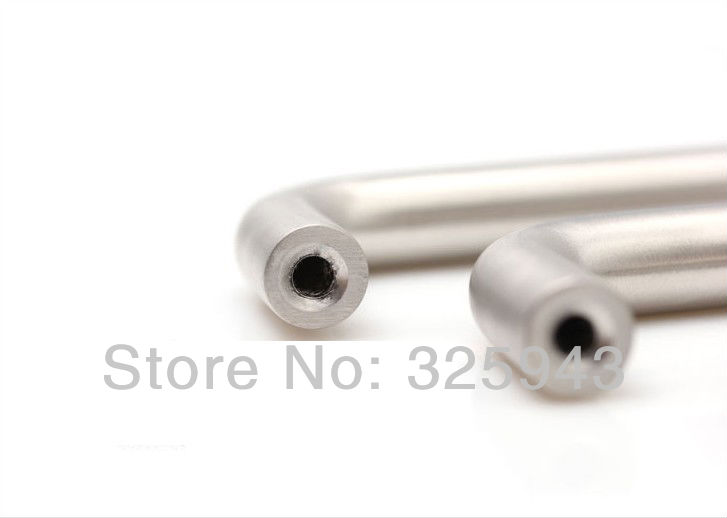 2pcs 64mm Modern Stainless Steel Furniture Hardware Kitchen Cabinet Knobs And Handles Drawer Pulls
