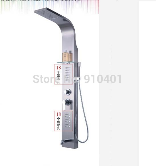 Wholesale And Retail Promotion Modern Style Shower Column Waterfall Shower Tub Spout Hand Shower Shower Panel