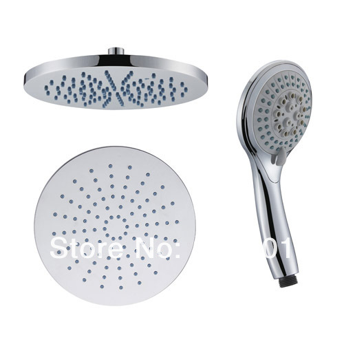 Best selling rainfall euro style 8"shower head &Luxury  5 Functions adjustable spray hand held spray