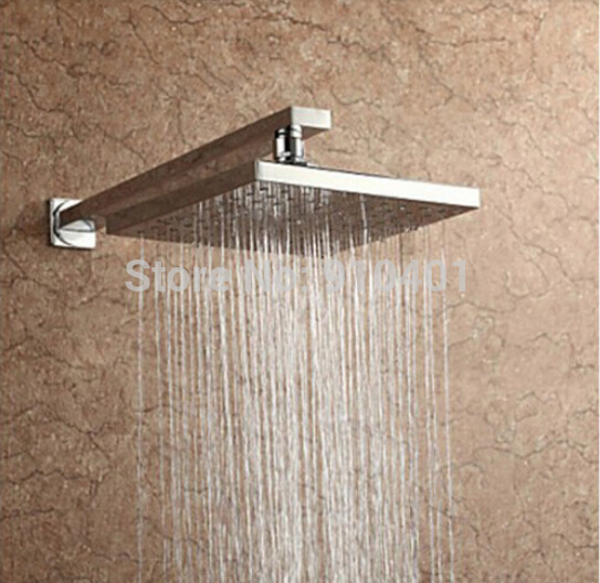 Wholesale And Retail Promotion Bathroom Ceiling/ Wall Mount Shower Head 8" Square ABS Shower Head Chrome Finish