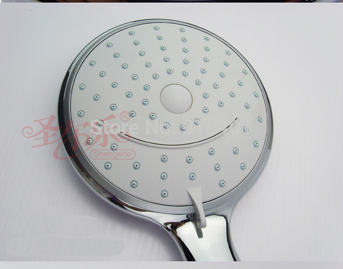 Wholesale And Retail Promotion Bathroom Shower Head Smile Shape Waterfall Rainfall Hand Shower