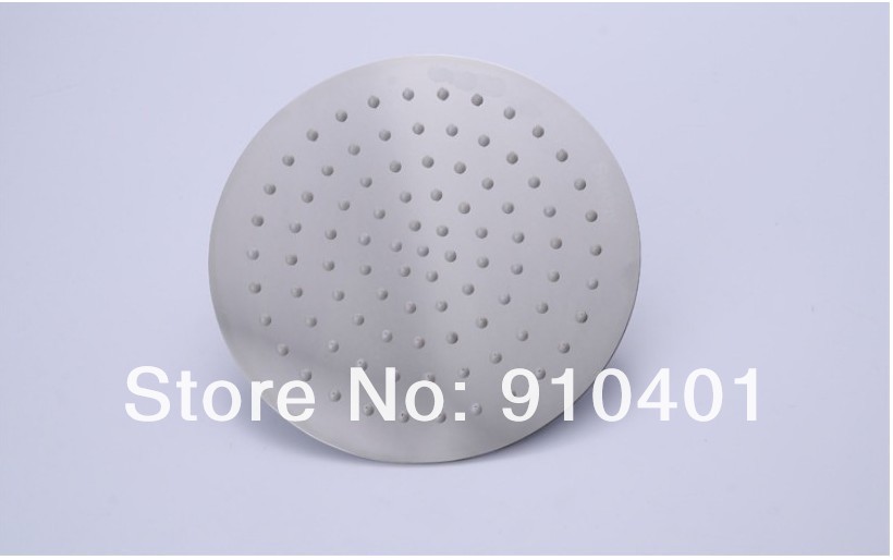 Wholesale And Retail Promotion Big Luxury Bathroom Shower Head 12" Round Rain Shower Head Wall Mounted Shower