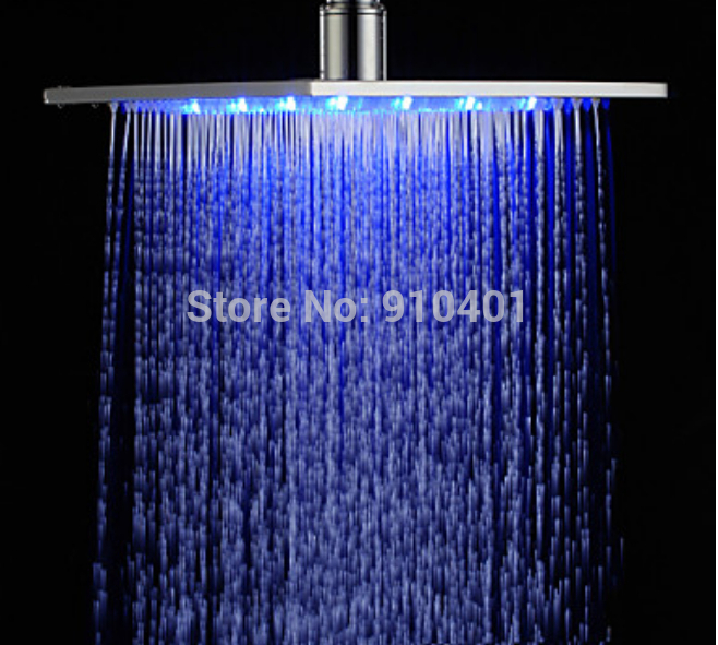 Wholesale And Retail Promotion Modern Polished Chrome Brass 10" Square Rainfall Shower Head Shower Replacement