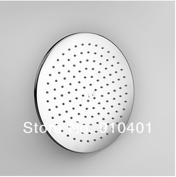Wholesale And Retail Promotion NEW LED Color Changing 12"Rain Shower Faucet Head Round Style Shower Head Chrome