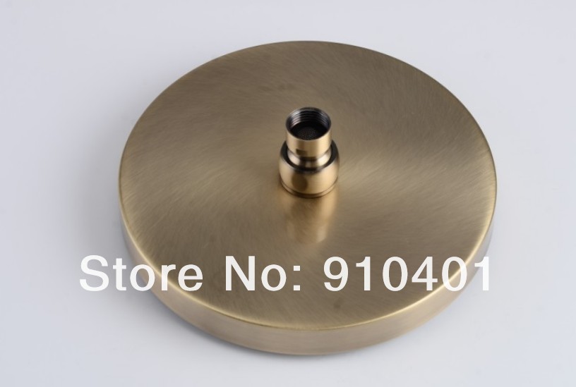 Wholesale And Retail Promotion NEW Luxury Solin Brass Wall Mounted Bathroom Shower Head Antique Bronze Shower