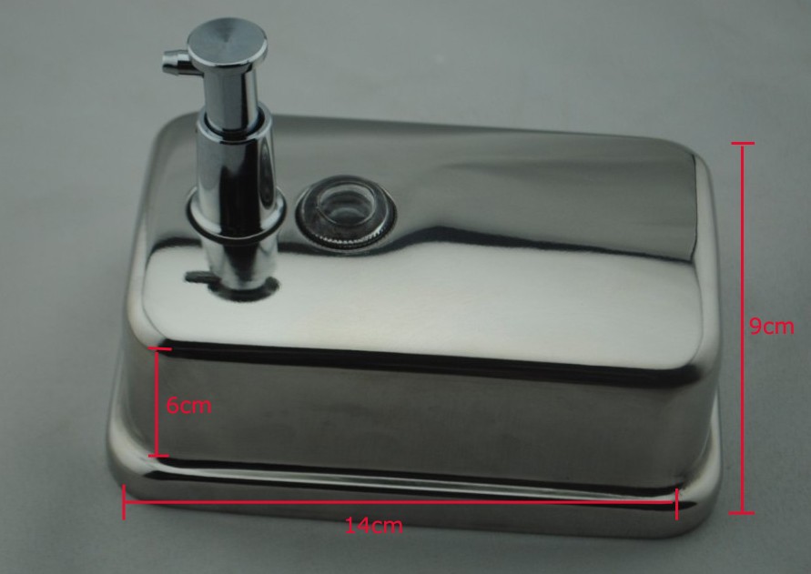 Cheap Stainless Steel Bathroom Liquid Soap Dispenser 500ml