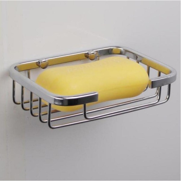 NEW Brand!classic stainless steel chrome finish bathroom &kitchen soap dish holder  wall mount