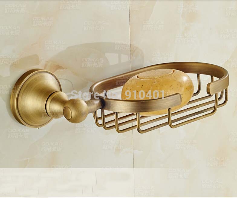 Wholesale And Retail Promotion Antique Brass Bathroom Accessories Soap Dish Holder Modern Soap Basket Holder
