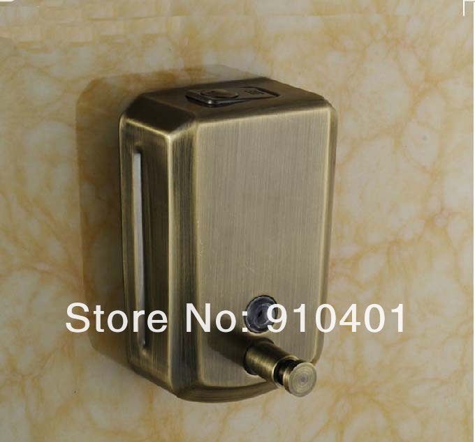 Wholesale And Retail Promotion Antique Bronze Soap Dishpenser Square Bathroom Kitchen Soap Dispenser 800ml