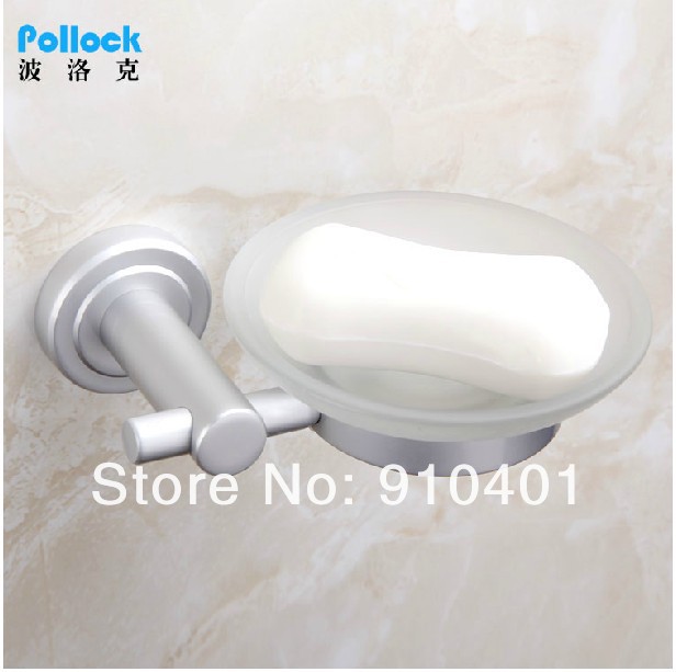 Wholesale And Retail Promotion Modern Luxury Wall Mounted Aluminum Bathroom Soap Dishes Holder With Soap Dish