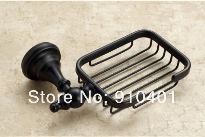 Wholesale And Retail Promotion NEW Modern Oil Rubbed Bronze Bathroom Soap Dish Holder Soap Basket Wall Mounted